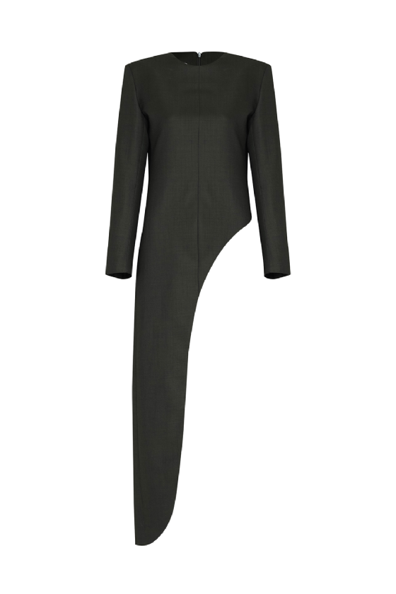 Lilostit Wool Blouse Deep Green