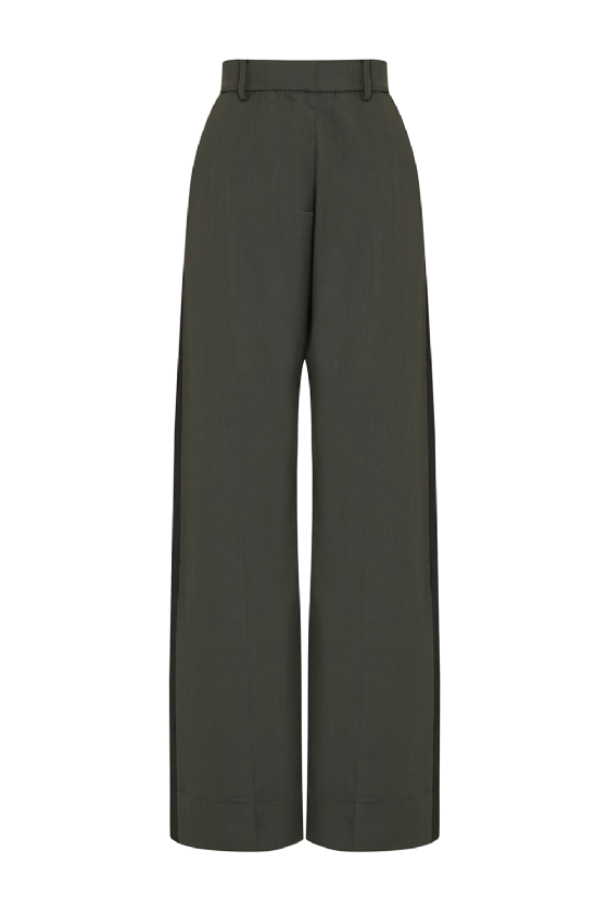  Lurita Wool Pants Dark Olive