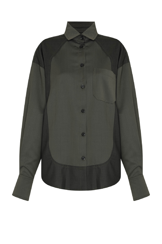 Luzia Wool Shirt Dark Olive
