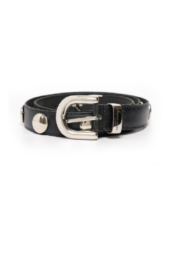 Gail Leather Belt I Black