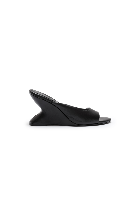 Mouv Leather Sandal Black