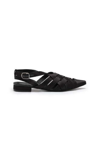 Miane Satin Shoe Black