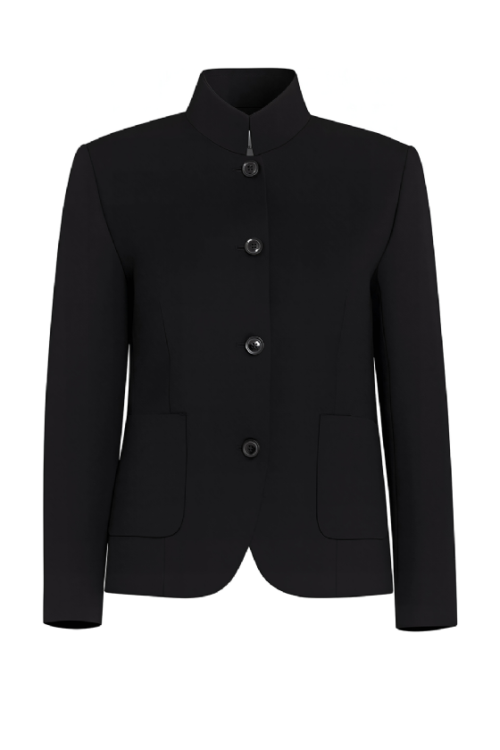 Wool Blazer Fs Musca Black