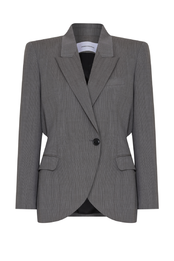 Blazer Lã Mcr Monica Gray