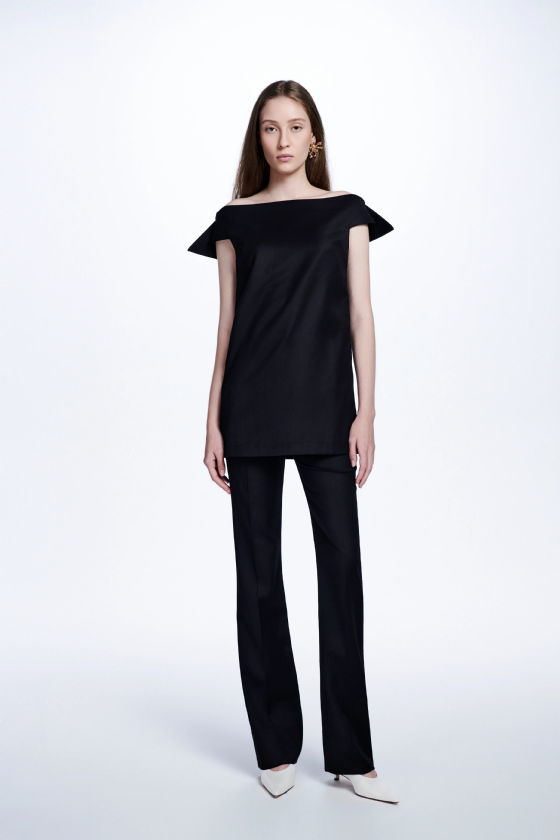 Mosni Fs Wool Blouse Black