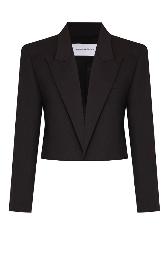 Mikey Wool Blazer Black