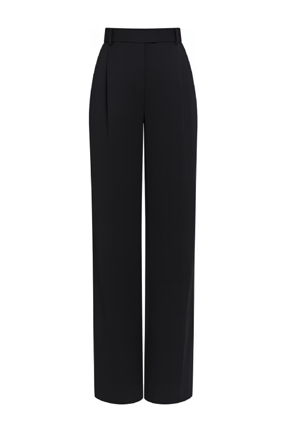 Maze Wool Trousers Black