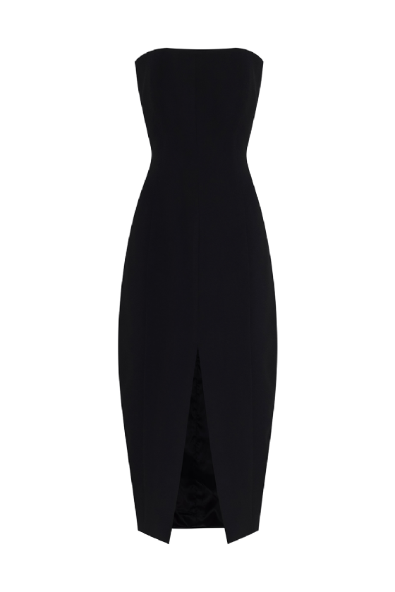  Tri-Misin Crepe Dress Black