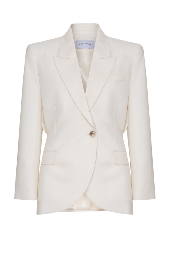 Monica Wool Blazer  Off White