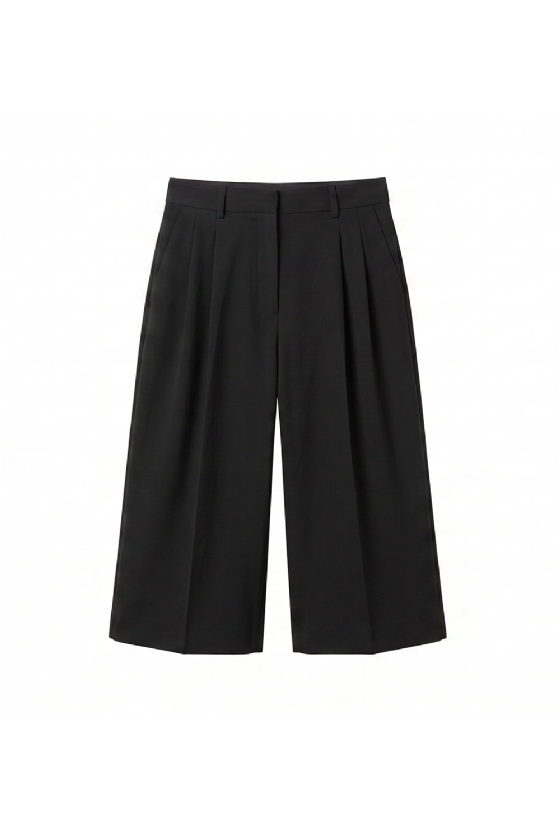 F Lumit Wool Shorts Black