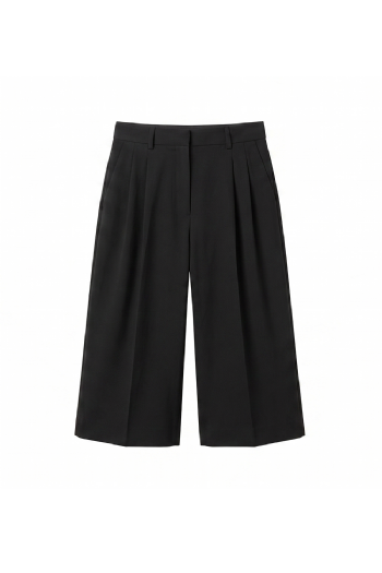 F Lumit Wool Shorts Black