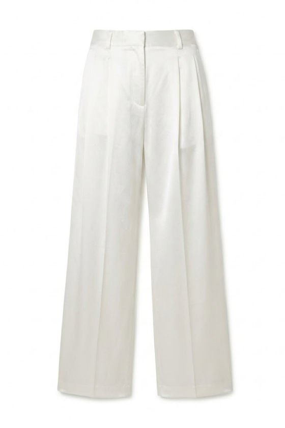 Mike Cotton Trousers White