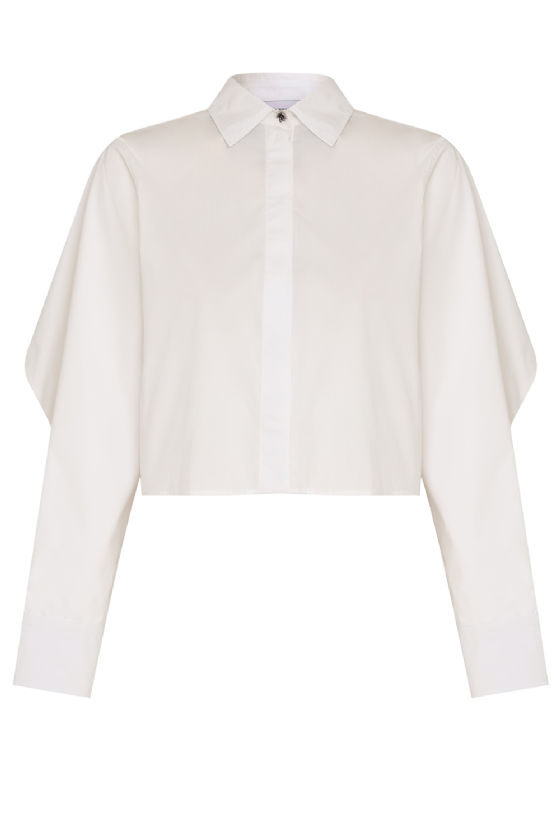 Honey Tricoline Shirt Off White