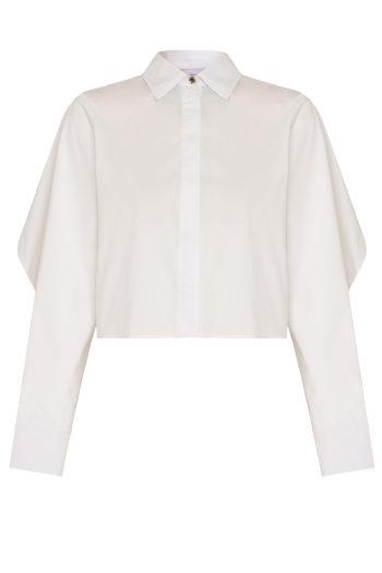 Honey Tricoline Shirt Off White