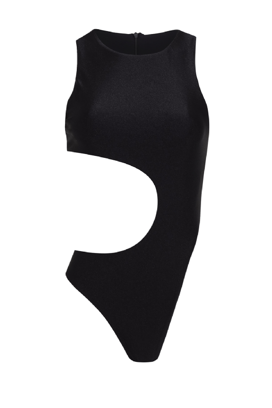 Murva Knit Swimsuit Black