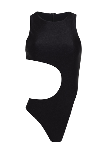 Murva Knit Swimsuit Black