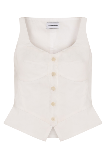 Magnolia Tricoline Top Off White