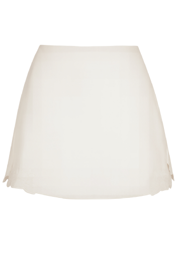 Mila Linen Skort Off White