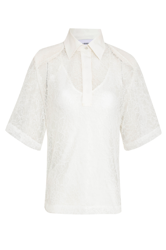 Lanaina Lace Blouse Off White
