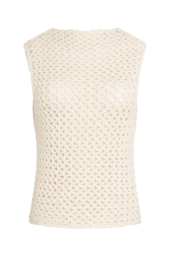 Marilia Knit Top Off White