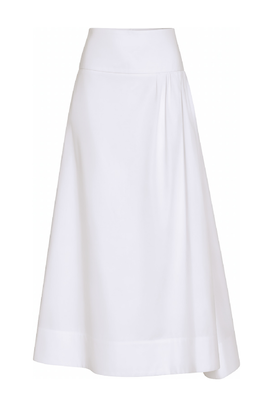 Mori  Cotton Twill Shirt White