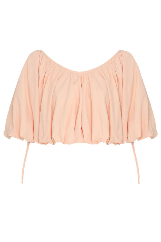 Maritza Taffeta Blouse Pastel Rose