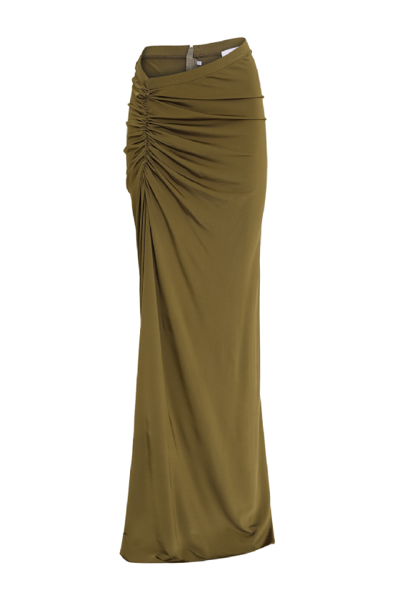 Menes Jersey Skirt Golden Brown