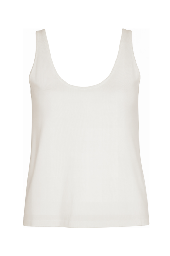 Mosali Knit Tank Top White