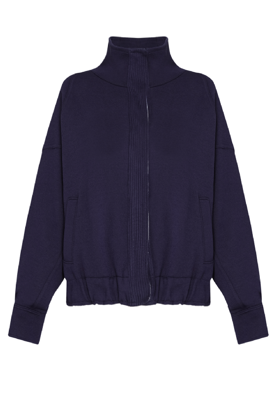  Mivet Knit Jacket Navy
