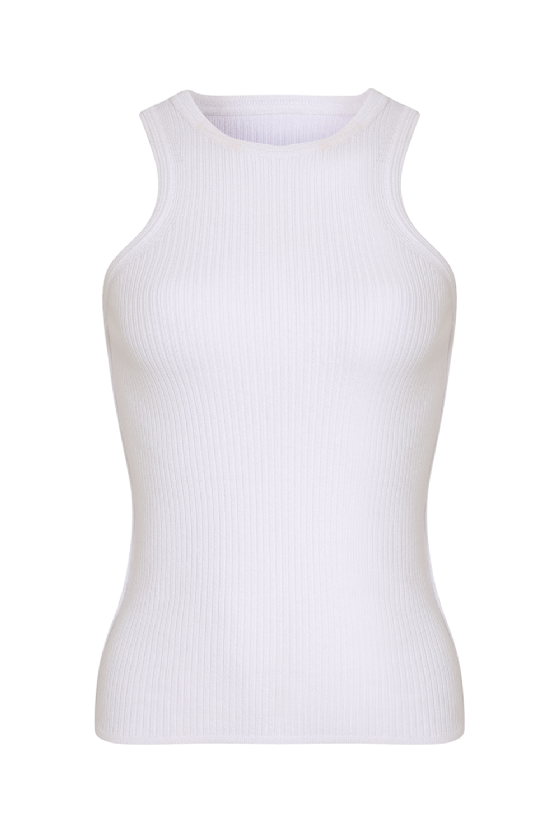 Mastik Knit Tank Top Off White