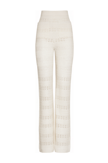 Maltiz Knit Pants Off White