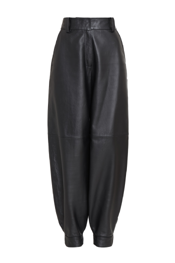 Milu Leather Trousers Black