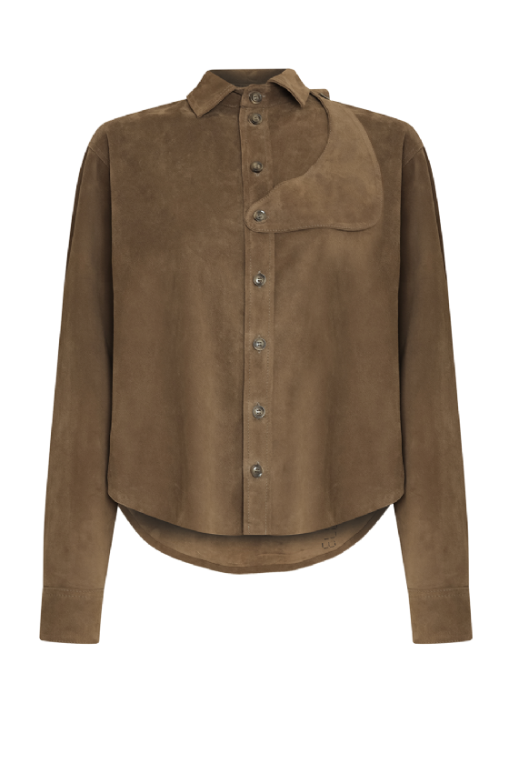 Mire Chamois Shirt Sepia