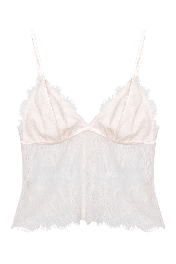 Mancessa Lace Top Off White