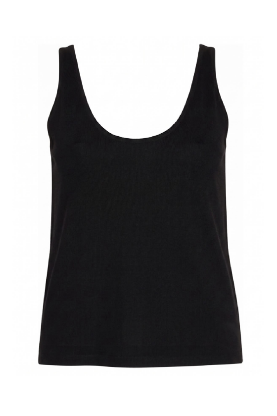 Mosali Knit Tank Top Black