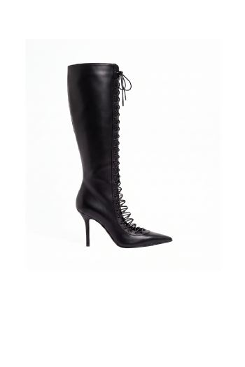 Massie Leather Boot  Black