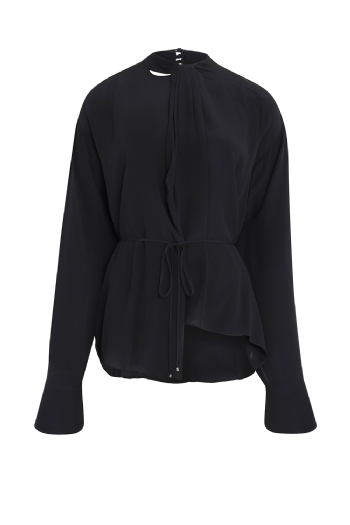 Laça Shirt Silk  Black