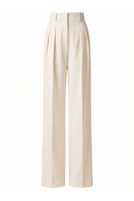 Wool Pants With Mitilla Off White