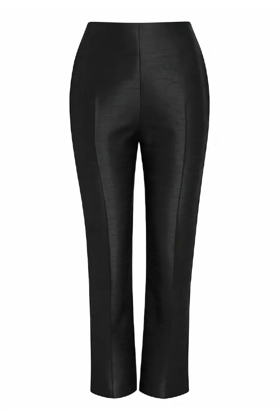 Mitla Shantung Trousers Black