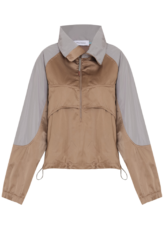 Minnily Tech Jacket Light Sepia-Light Grey