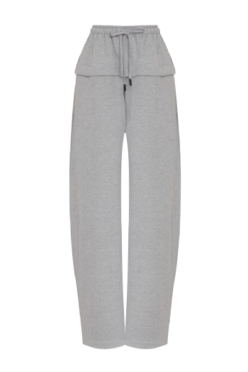 Moki Pants Sweatpants Melange Gris