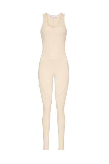 Misne Knit Sp Jumpsuit Light Sand