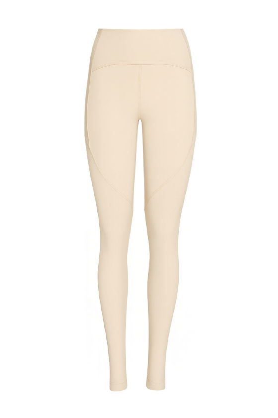 Marila Sp Knit Leggings Light Sand