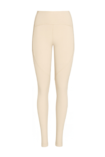 Marila Sp Knit Leggings Light Sand