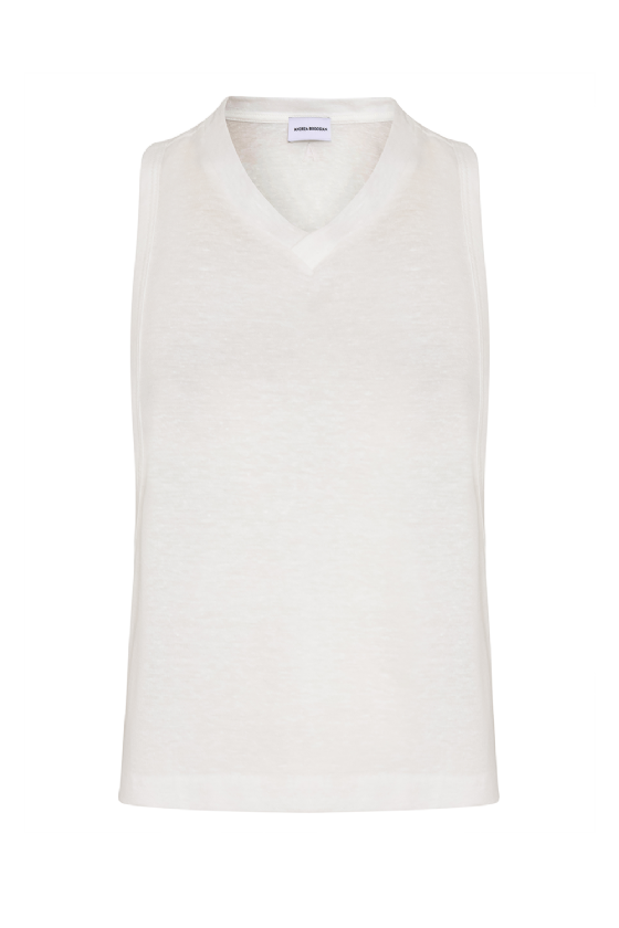 Bc Millo Knit Tank Top Off White
