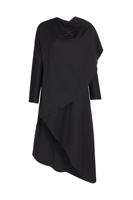 Loppiano Wool Dress Black