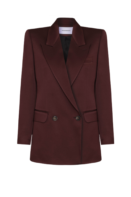 Light Crepe Blazer Brown B