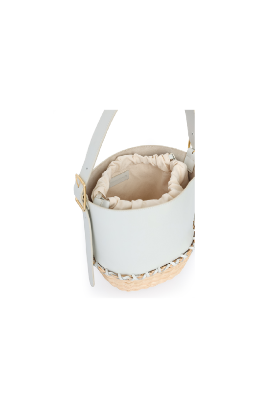Jiucket Straw Bag Off White-Ecru