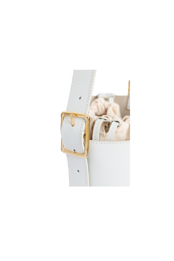 Jiucket Straw Bag Off White-Ecru