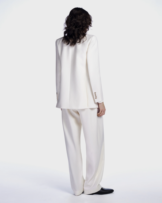 Lidia Wool Blazer Off White
